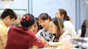 Giao dịch vàng tại doanh nghiệp. (Ảnh: CTV)