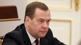 Thủ tướng Nga Dmitry Medvedev. (Nguồn: TASS)