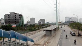 Một điểm nhà chờ xe buýt. (Ảnh minh họa. Nguyễn Văn Cảnh/TTXVN)
