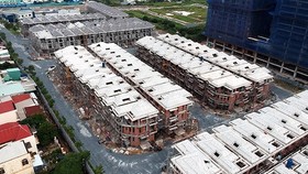 Một dự án địa ốc có sai phạm trong xây dựng ở TPHCM. Ảnh: THÀNH TRÍ