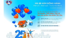 MB 25 năm đồng hành - Miễn phí - Nhận quà - Trúng nhà tiền tỷ