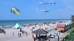 Bãi biển ở Bình Thuận.