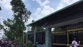 Căn nhà nơi xảy ra vụ việc đau lòng