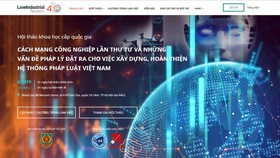 Công bố website về cách mạng công nghiệp lần thứ 4 và những vấn đề pháp lý