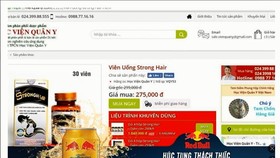 Bộ trưởng Bộ Y tế Nguyễn Thị Kim Tiến bày tỏ lo ngại sâu sắc về tình trạng bán hàng thực phẩm bảo vệ sức khỏe online không bảo đảm an toàn