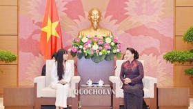Chủ tịch Quốc hội Nguyễn Thị Kim Ngân tiếp Nhóm nghị sĩ hữu nghị Pháp - Việt
