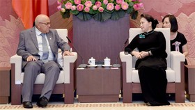 Chủ tịch Quốc hội Nguyễn Thị Kim Ngân hội đàm với Chủ tịch Ủy ban Bảo vệ cách mạng Cuba Carlos Rafael Miranda Martinez