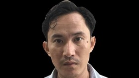 Đối tượng Dũng tại cơ quan công an