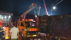 Hiện trường vụ việc. Ảnh: Đ.T