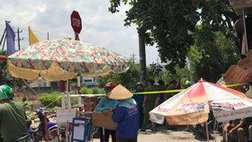 Công an phong tỏa hiện trường