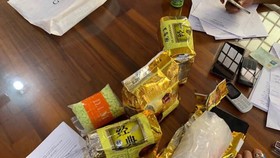 Ma túy bị thu giữ.