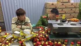 Sa tế dùng ăn lẩu được làm giả số lượng lớn