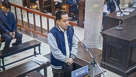 Bị cáo Vũ "nhôm" tại phiên tòa sáng 29-1