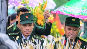 Tri ân các liệt sĩ tại di tích Đồn biên phòng 209 - Pò Hèn