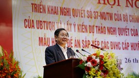 Khuyến khích các địa phương tự nguyện sắp xếp lại đơn vị hành chính
