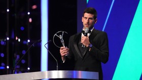 Novak Djokovic trong đêm trao giải