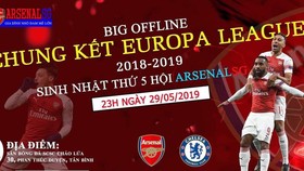 Hình ảnh quảng bá buổi Big Offline của ArsenalSG