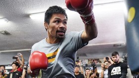 Pacquiao ráo riết tập luyện cho trận đấu với Thurman