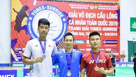 Hình ảnh đăng quang của Nguyễn Tiến Minh tại giải vô địch cá nhân toàn quốc 2019. Ảnh: Trung Hồ