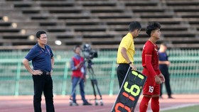 Cả 2 lần thay người của HLV Quốc Tuấn đều đem lại bàn thắng. Ảnh: Dũng Phương