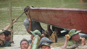 Vỡ đê, hàng trăm người dân trầm mình cứu lúa