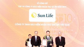 Sun Life Việt Nam - Tốp 10 công ty BHNT uy tín nhất Việt Nam năm 2019