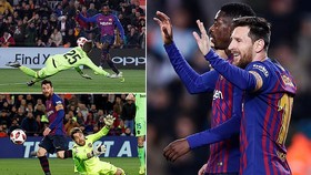 Barca - Levante 3-0 (chung cuộc 4-2): Dembele lập cú đúp, Messi ấn định chiến thắng