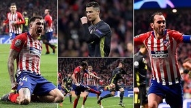 Atletico Madrid - Juventus 2-0: Ronaldo tịt ngòi, Gimenez, Godin tỏa sáng 5 phút giành chiến thắng