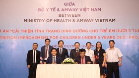 Lễ ký kết dự án “Cải thiện tình trạng dinh dưỡng cho trẻ em dưới 5 tuổi” trong thời gian 4 năm (2018-2022)