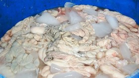 Phát hiện cơ sở chế biến nội tạng trái phép