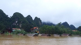 Lũ lên tại Xã Tân Hóa, huyện Minh Hóa