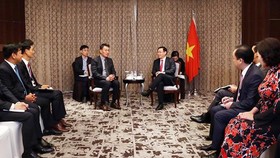 Phó Thủ tướng Vương Đình Huệ tiếp Tiếp Chủ tịch Công ty Alliex