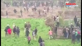 CLIP: Báo hoa mai “điên cuồng” tấn công dân làng ở Ấn Độ