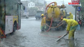 Hà Nội mưa lớn do hoàn lưu bão số 3
