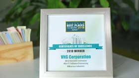 VNG đứng ở vị trí số 4 trong lĩnh vực Internet và Ecommerce