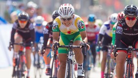 Tay đua Nguyễn Thị Thật đang tập trung cho Olympic. Ảnh: HOÀNG HÙNG