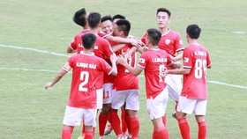 Hà Tĩnh thẳng tiến ở ngôi đầu bảng. Ảnh: DƯƠNG THU