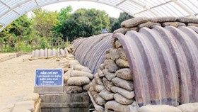 Hầm chỉ huy quân Pháp tại Điện Biên Phủ. Ảnh: LTT