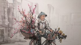 72 tác phẩm dự triển lãm tranh thủy mặc