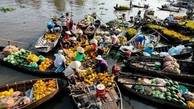 Cai Be floating market in Tien Giang province (Photo: vnexpress.net)