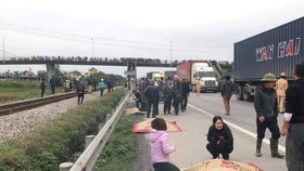 At the scene of the accident (Source: VNA)