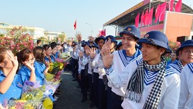 Nearly 4,400 young people throughout HCMC join the military service. (Photo: Sggp)