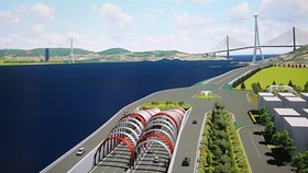 An architecture design of Cua Luc tunnel project by Transport Engineering Design Inc. (Source: Photo baoquangninh.vn)