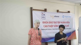Saigon Children's Charity on June 24 started the last phase of the three-year project "Early Intervention for Children with Autism – Training the Trainers". (Photo courtesy of the saigonchildren)
