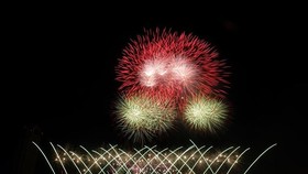 Firework performance by Finnish team
