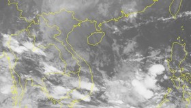 Vùng áp thấp di chuyển theo hướng Tây Nam, tiếp tục suy yếu và tan dần
