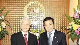 Tổng Bí thư Nguyễn Phú Trọng hội kiến với Chủ tịch Hội đồng Đại biểu Nhân dân Indonesia Setya Novant