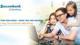 Sacombank eBanking thêm nhiều tính năng mới