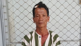 Đối tượng Thắng tại cơ quan Công an