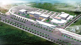 Mô hình Bến xe Miền Đông mới